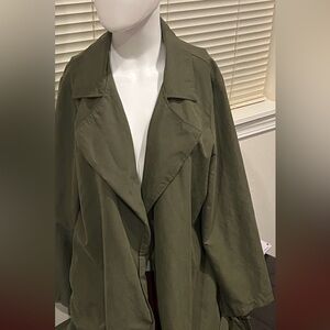Love tree Olive Green Women's Jacket. Size S.